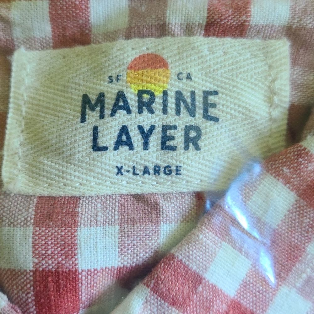 Marine Layer Long Crop Button Down Shirt - Picture 5 of 5